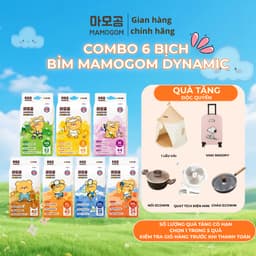 [COMBO 6] Tã bỉm Mamogom Dynamic Đủ Size mềm mại thấm hút tốt cho bé 1
