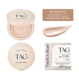 COMBO Cushion Căng Bóng & Bút Tạo Khối Đa Năng Chuẩn Màu TAG Dewy Skin Cushion & Multi Contour Stick 2