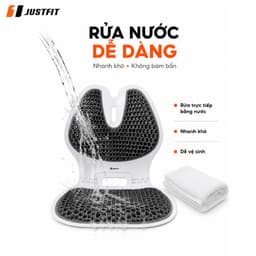 Ghế Công Thái Học JUSTFIT Gấp Gọn Nâng Cấp, Êm Ái chống mỏi gù lưng, chỉnh tư thế định hình cột sống, 8
