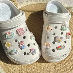 [ MOUSE CLOG ] sục Classic Love Shack Fancy nữ, họa in họa tiết hoa fancy nữ kèm charm 9