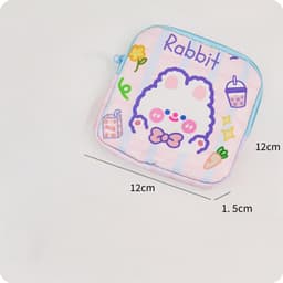 Ví Đựng Băng Vệ Sinh Mini Có Khóa Kéo Chống Nước, Đựng Đồ Cá Nhân, Mỹ Phẩm,Tai Nghe Đa Năng Tiện Lợi 5