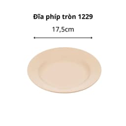 Combo Đĩa Phíp Tròn Việt Nhật Đĩa Nhựa 1228/9, Đĩa Đựng Thức Ăn Gia Đình Bền Đẹp Cao Cấp - TADAHOME 7
