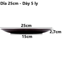Combo Đĩa Tròn Thái 2 Màu Việt Nhật Đĩa Nhựa 1300/1/2/3/4, Đĩa Đựng Gia Đình Bền Đẹp - TADAHOM 9