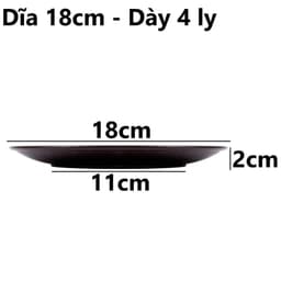 Combo Đĩa Tròn Thái 2 Màu Việt Nhật Đĩa Nhựa 1300/1/2/3/4, Đĩa Đựng Gia Đình Bền Đẹp - TADAHOM 6