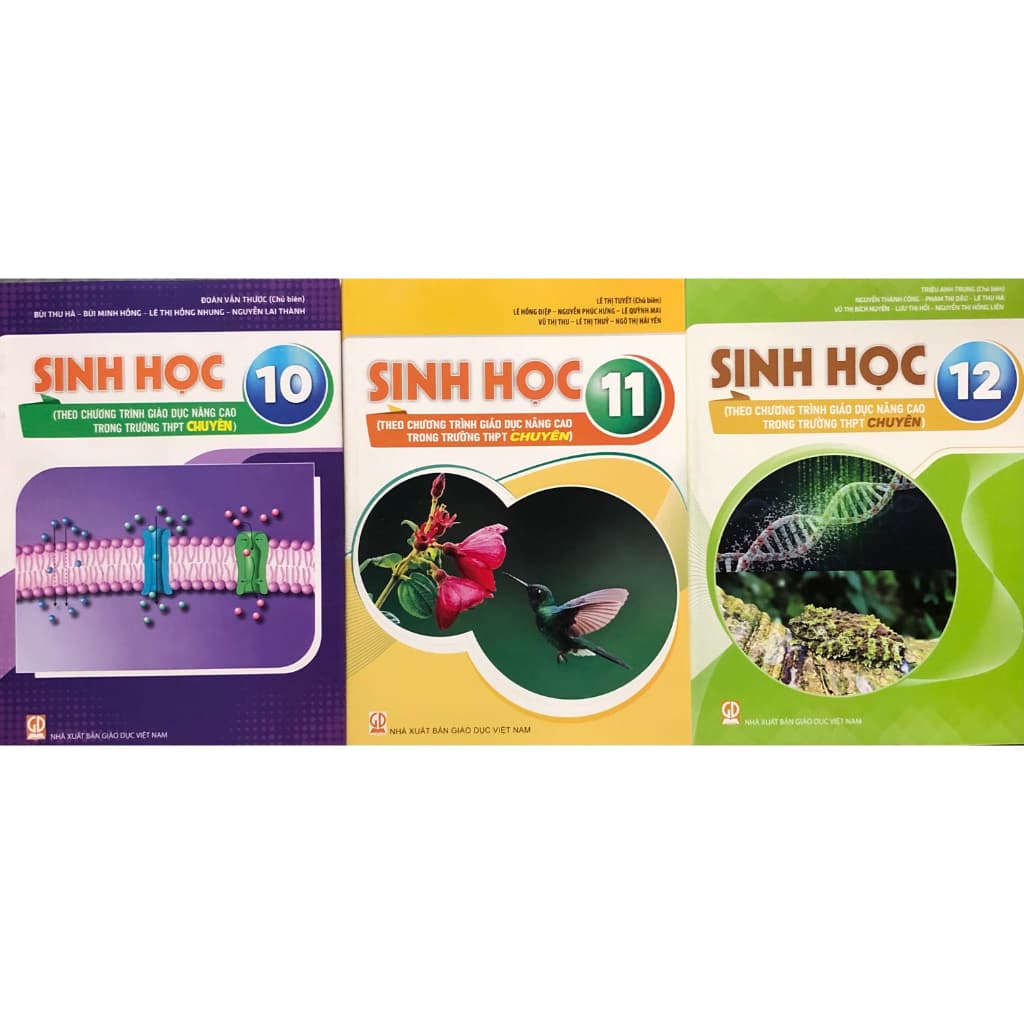 Sách - Combo Sinh Học 10,11,12(Theo chương trình giáo dục nâng cao trong trường THPT Chuyên)