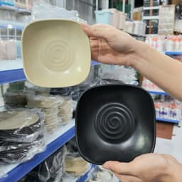 Combo Đĩa Vuông Sâu Thái Việt Nhật Đĩa Nhựa 1250/8/9, Bộ Đĩa Đựng Canh Món Xào Gia Đình - TADAHOME 5