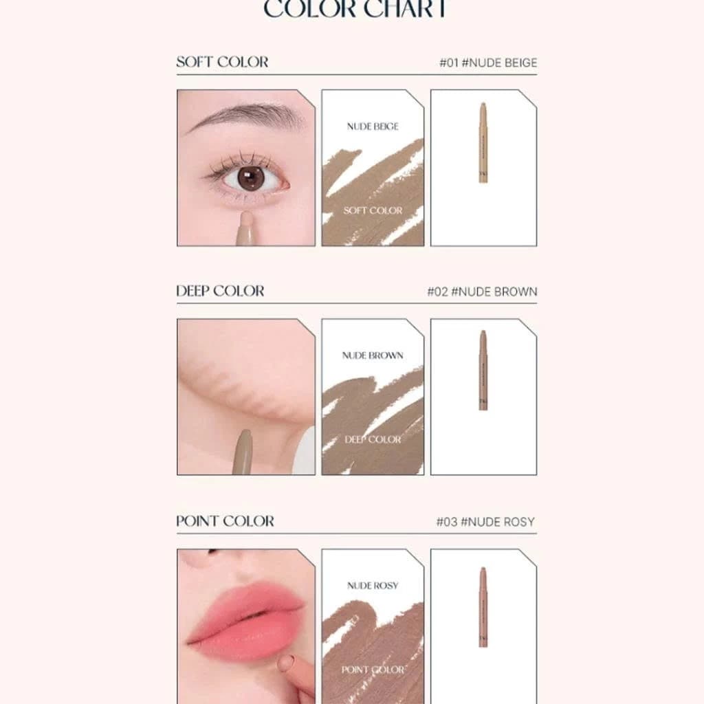 COMBO Bút Tạo Khối Đa Năng TAG Multi Contour Stick 1.6gx2