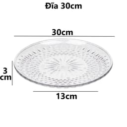 Combo Đĩa Kim Cương HOKORI Đĩa Nhựa 1290/1/2 Việt Nhật, Đĩa Đựng Thức Ăn Cao Cấp - TADAHOME 8