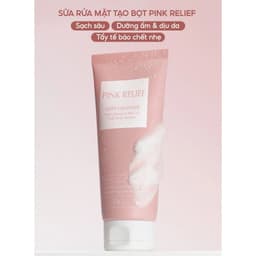 COMBO Nước Tẩy Trang & Sữa Rửa Mặt TAG Pink Relief Deep Cleanser & Pink Relief Cleansing Water 3