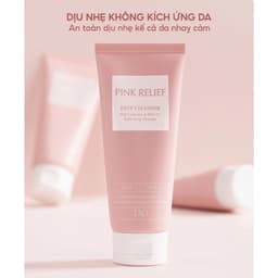 COMBO Nước Tẩy Trang & Sữa Rửa Mặt TAG Pink Relief Deep Cleanser & Pink Relief Cleansing Water 1
