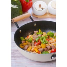 Chảo gang tráng men thủ công La gourmet, chống dính tự nhiên an toàn sức khỏe 8