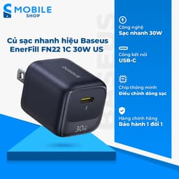 Củ sạc nhanh Baseus EnerFill FN22 1C 30W US Chính Hãng 1