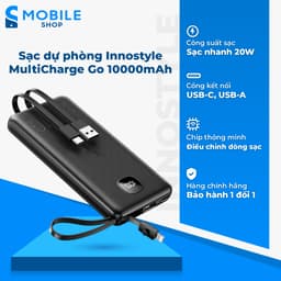 Sạc dự phòng Innostyle MultiCharge Go 10000 mAh Chính Hãng 1
