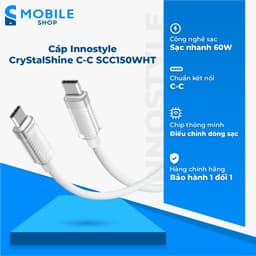 Cáp Innostyle CryStalShine C-C SCC150WHT Chính Hãng 1