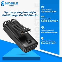 Sạc dự phòng Innostyle MultiCharge Go 20000 mAh Chính Hãng 1