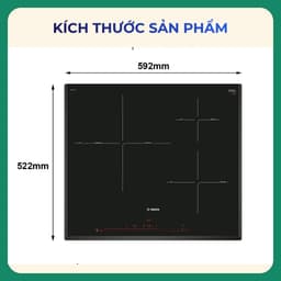 Bếp Từ Bosch PID651DC5E Serie 8 3 Vùng Nấu Âm Tủ DirectSelect Premium PowerBoost Chính Hãng 2