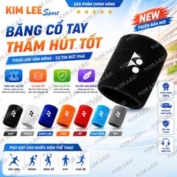 Băng cổ tay chặn mồ hôi YONEXxTHIENLONGVUONG - Băng đô, băng đầu- Băng chặn mồ hôi cầu lông Yonex ( hàng đẹp )- Chiếc 1