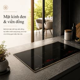 Bếp Từ Âm 2 Vùng Nấu Hafele HC-I73242B Mặt Kính Schott Ceran Đức Inverter Booster 4.8kW Cảm Ứng Trượt 7