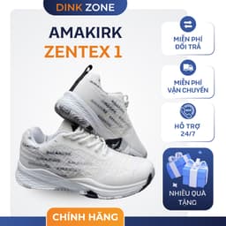 [AMAKIRK] Giày Pickleball Zentex 1 Chính Hãng Chống Trượt Êm Chân Thi Đấu 1