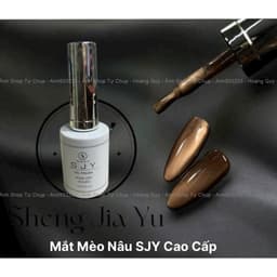 Sơn gel Mắt mèo Nâu SJY cao cấp 15ml, Mắt Mèo Mịn mướt đẹp, Lên nét dễ làm 4