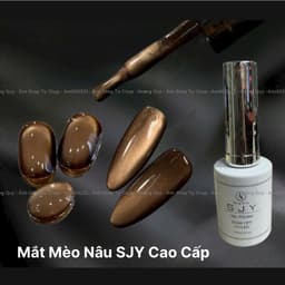 Sơn gel Mắt mèo Nâu SJY cao cấp 15ml, Mắt Mèo Mịn mướt đẹp, Lên nét dễ làm 1