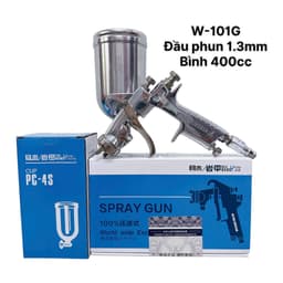 SÚNG PHUN SƠN W101-2G YEBENY BÌNH 400CC ĐẦU PHUN 13MM SIÊU MỊN 1