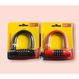 Ổ khóa U số chữ HD cao ấp, an toàn - Ổ khóa mật khẩu 4 số màu ngẫu nhiên 3