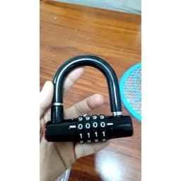 Ổ khóa U số chữ HD cao ấp, an toàn - Ổ khóa mật khẩu 4 số màu ngẫu nhiên 6