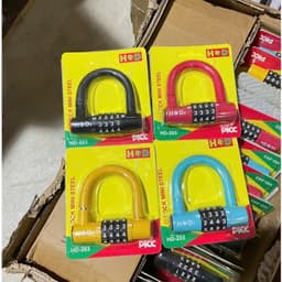 Ổ khóa U số chữ HD cao ấp, an toàn - Ổ khóa mật khẩu 4 số màu ngẫu nhiên 1