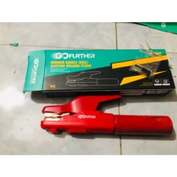 Kìm hàn cán gỗ chính hãng GF 800A chịu nhiệt tốt, kìm mát 500A 1
