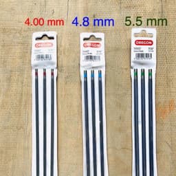 ( Hộp 12 cái ) Dũa Xích Máy Cưa Oregong 4.0 4.8 5.5mm 8