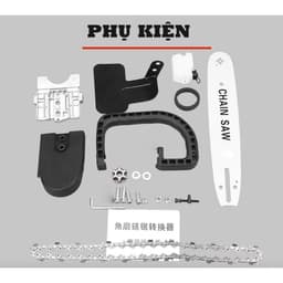 Bộ chuyển đổi cưa xích gắn máy mài cầm tay tra dầu tự động - Lưỡi cưa xích, bộ lam xích 12" 3