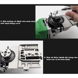 Bộ chuyển đổi cưa xích gắn máy mài cầm tay tra dầu tự động - Lưỡi cưa xích, bộ lam xích 12" 8