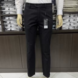 Quần kaki nam Owen màu xám đậm regular fit tăng đơ 2 cạp vải renu chống nhăn bền màu QKRT263509 1