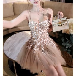 Hàng Trân ĐẦM REN LÁ PHOM NGẮN Trân Ali  1