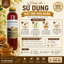 Mật ong nguyên chất hoa nhãn - Dalat Cordyceps 6