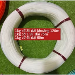 [ 500G -1KG ] Cước Cắt Cỏ, Cước Phạt Cỏ ( 3 ly- 3.5 ly- 4 ly)- Phạt Cỏ Cực Sắc ,Ngọt Cỏ kèm bát cước phạm quang 8