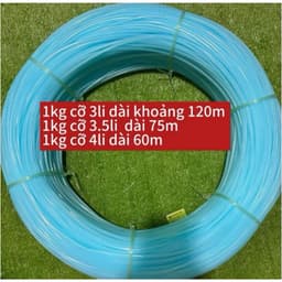 [ 500G -1KG ] Cước Cắt Cỏ, Cước Phạt Cỏ ( 3 ly- 3.5 ly- 4 ly)- Phạt Cỏ Cực Sắc ,Ngọt Cỏ kèm bát cước phạm quang 7