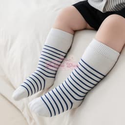 Tất vớ cao cổ Hàn Quốc cho bé, vớ sọc cotton hình thú dễ thương cho trẻ em cao cấp - Bebimo Shop 8