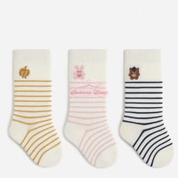 Tất vớ cao cổ Hàn Quốc cho bé, vớ sọc cotton hình thú dễ thương cho trẻ em cao cấp - Bebimo Shop 3