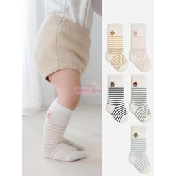 Tất vớ cao cổ Hàn Quốc cho bé, vớ sọc cotton hình thú dễ thương cho trẻ em cao cấp - Bebimo Shop 5