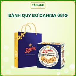 Bánh quy bơ Danisa 681g Kèm Túi Sách 1