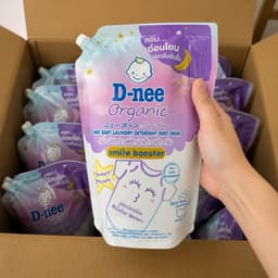 [CHUẨN THÁI] nước giặt EM BÉ D-nee Organic màu TÍM/HỒNG 1300ml THÁI LAN 7