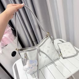 Túi Xách Công Sở Đeo Vai , Đeo Chéo Hoạ Tiết Mèo Nơ Mới Sz25  Kèm Ví Nhỏ Và Móc Sao Siêu Xinh Hot Hit TX016 4