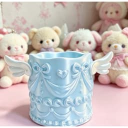 Lọ đựng cọ trang điểm đựng bút decor trang trí bàn làm việc, làm chậu cây-Nhận đặt theo combo màu -Khắc tên theo yêu cầu 2