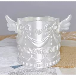 Lọ đựng cọ trang điểm đựng bút decor trang trí bàn làm việc, làm chậu cây-Nhận đặt theo combo màu -Khắc tên theo yêu cầu 3