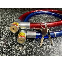 Khóa dây cáp chống cắt trộm cửa nhà, xe máy, xe đạp đủ kích thước 2