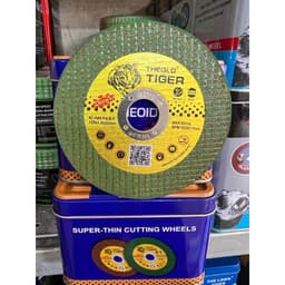 (Hộp 50 viên) Đá cắt inox TIGER 125 chuyên cắt kim loại an toàn 1