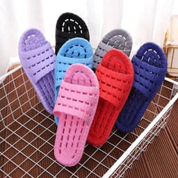 Dép Xốp Siêu Nhẹ Chống Trơn Trượt Cho Nhà Tắm Văn Phòng, Nhiều Màu Ngẫu Nhiên. 1