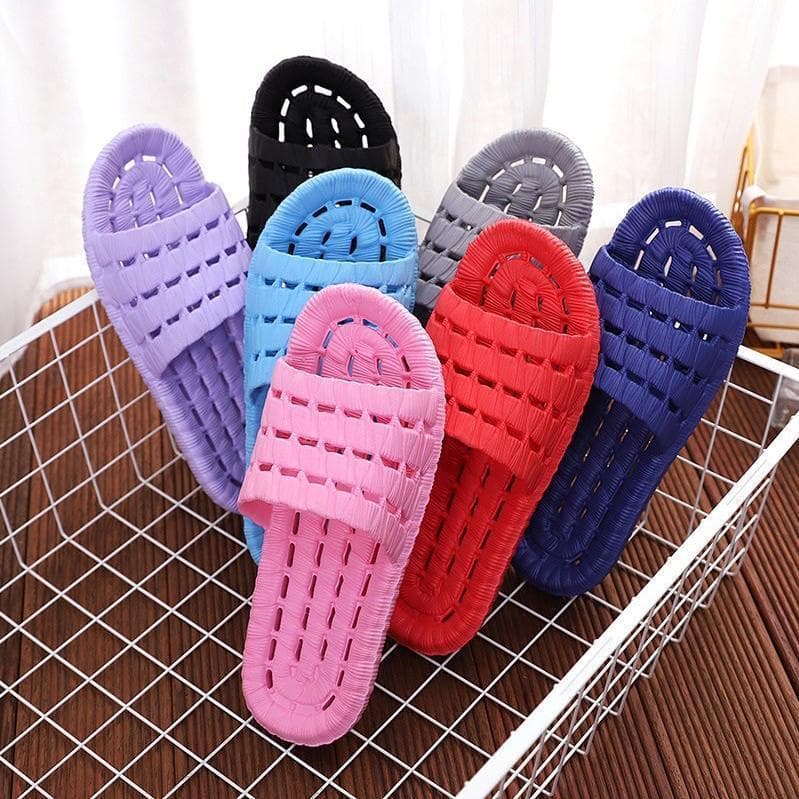 Dép Xốp Siêu Nhẹ Chống Trơn Trượt Cho Nhà Tắm Văn Phòng, Nhiều Màu Ngẫu Nhiên.